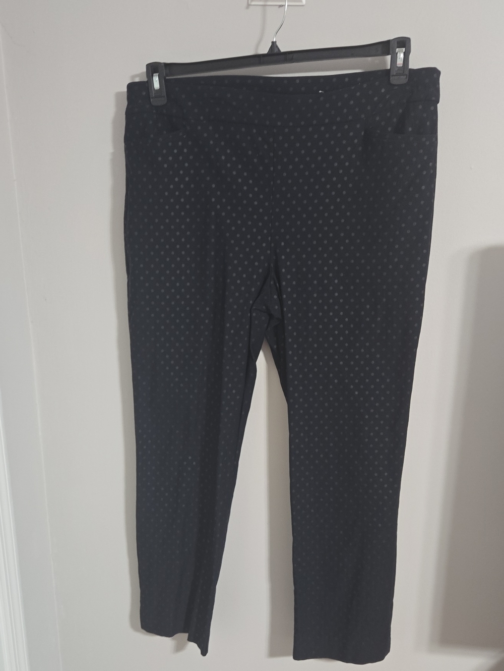 Chico's Black Polka Dot Stretch Pants